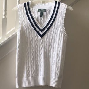 ralph lauren knitted vest womens